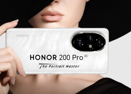 Portrét v štýle štúdia Harcourt s Honor 200 Pro