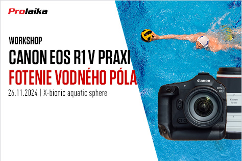 Canon EOS R1 v praxi - fotenie vodnho pla s ubom Pilcom