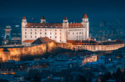 Bratislavský hrad v HDR