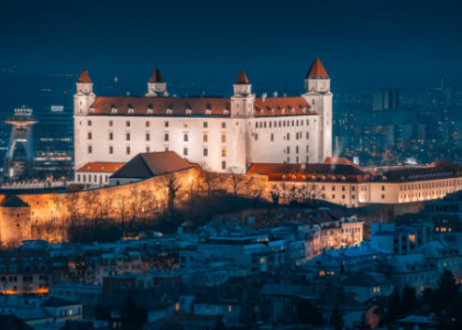 Bratislavský hrad v HDR