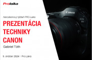 Prezentácia fototechniky Canon