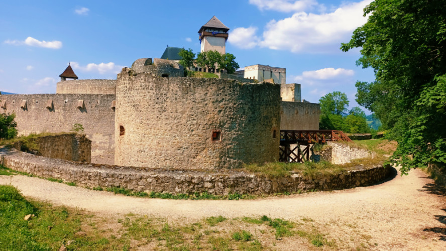 Hrad Trenčín leto