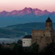 Staroľubovniansky hrad s panorámou Vysokých Tatier