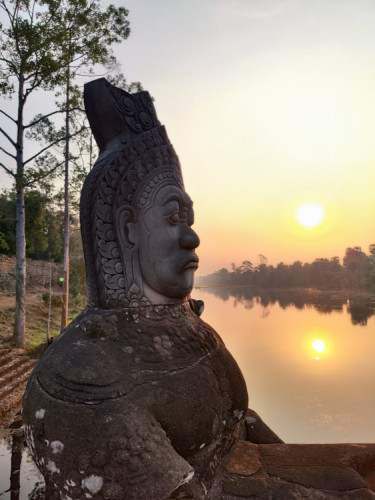 Východ slnka nad Angkor Wat #nofilter