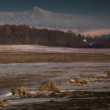 Dno Liptovskej Mary.... Kriváň. Vysoké Tatry.