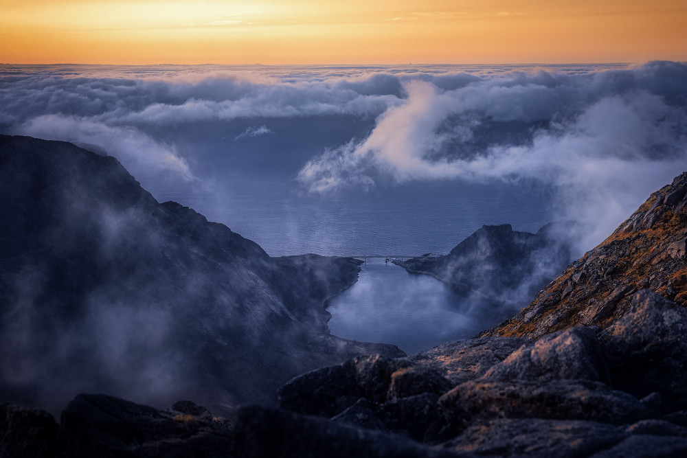 Pohľad z Munken Nordtop