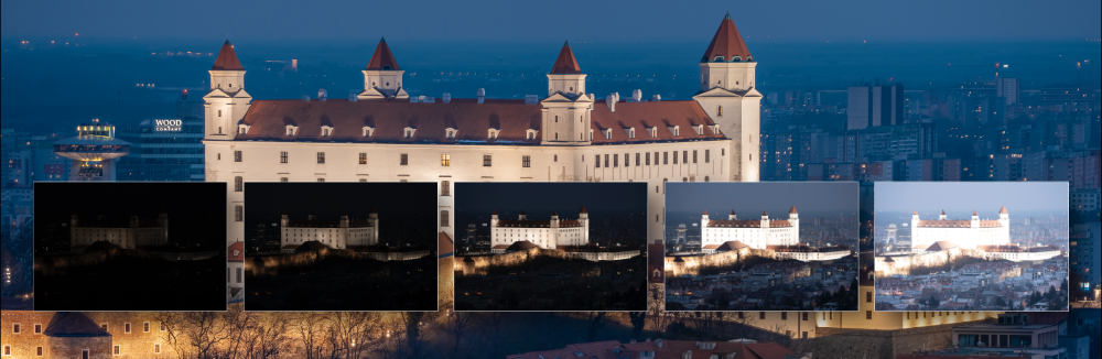 Bratislavský hrad v HDR