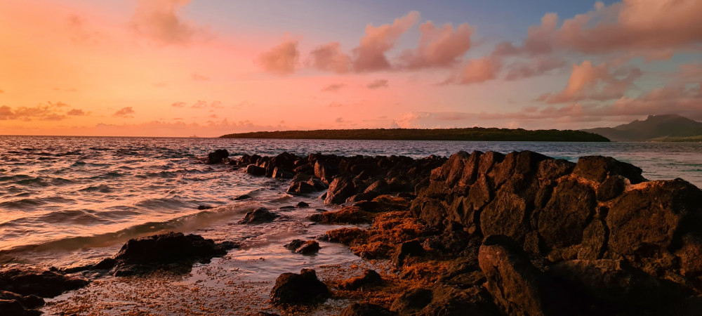 Východ slnka Mauritius