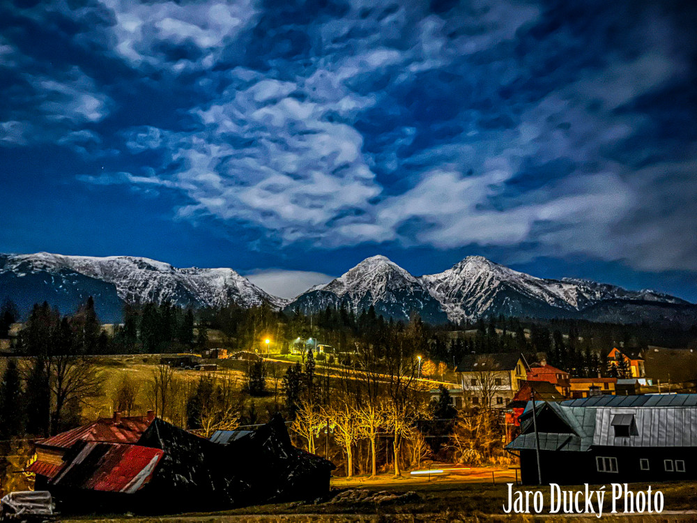 Mesačné svetlo Tatry