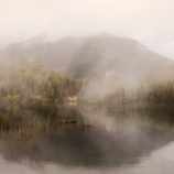 Štrbské pleso na jeseň