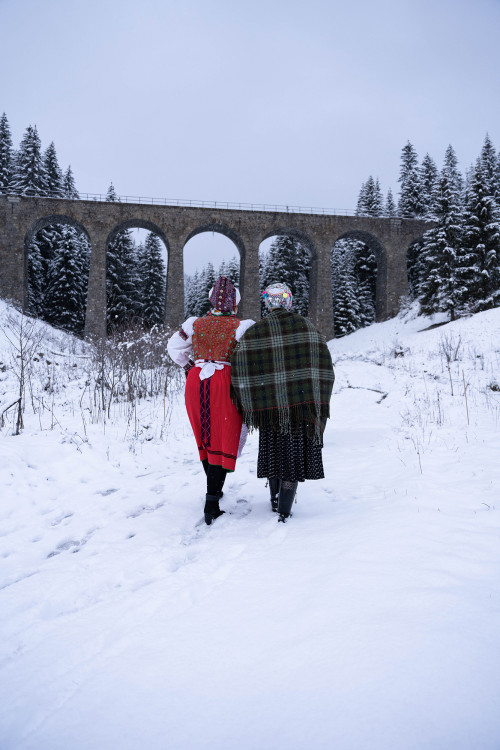 Pohľad na Chramošský viadukt.