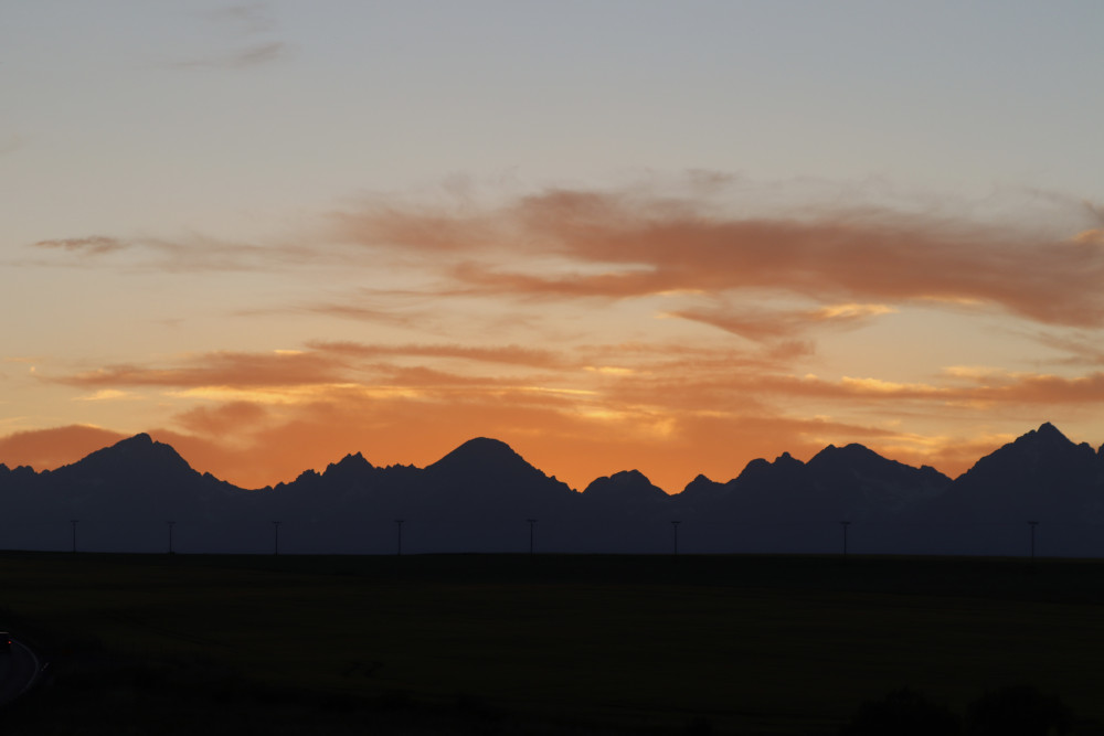 Vysoke Tatry pri západe slnka