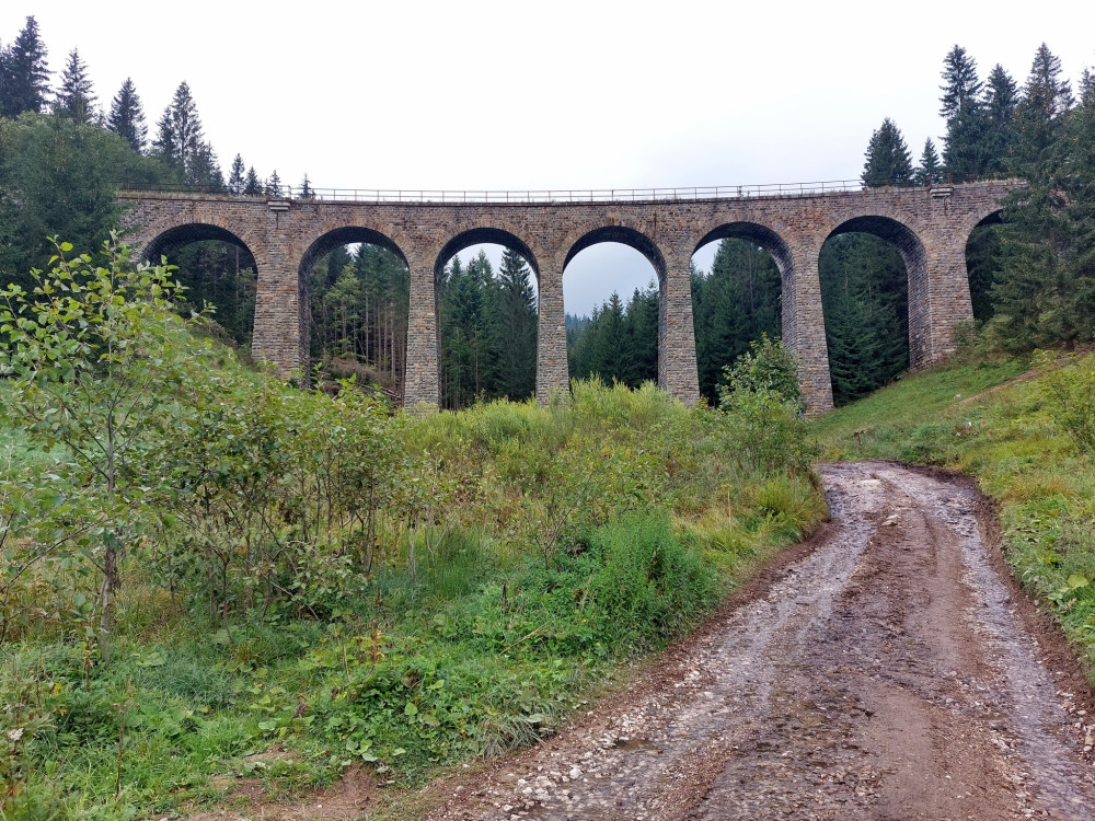 Chmarošský viadukt – železničný most pri Telgárte