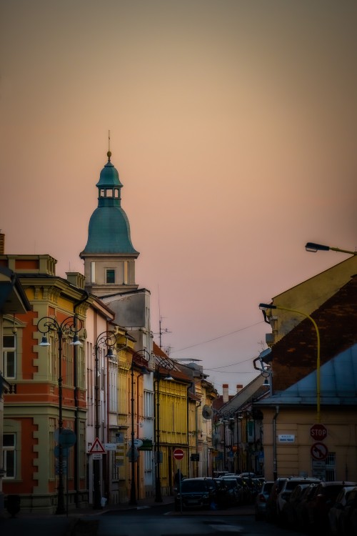 Košice - Mäsiarska ulica podvečer