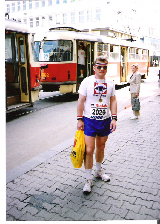 Najkrajšie foto, Praha, maratón, 1997