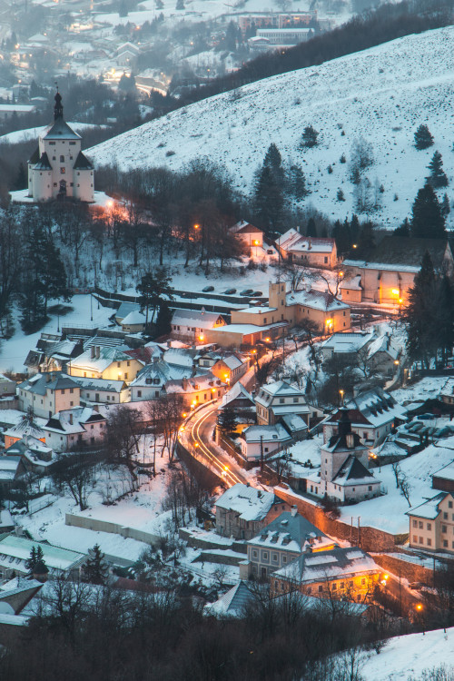 Podvečer v Banskej Štiavnici