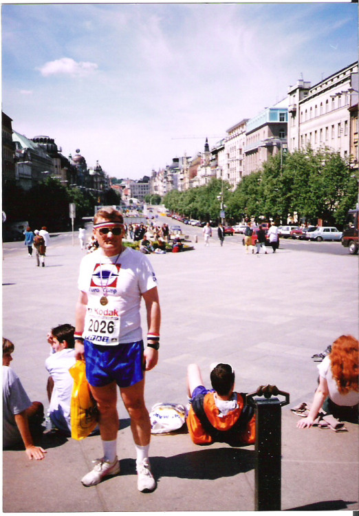 Najkrajšie foto, Praha, maratón, 1997