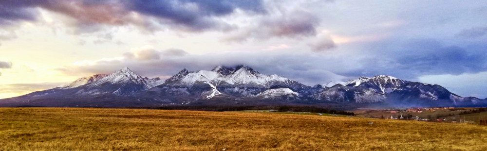 Vysoké Tatry z Malého Slavkova