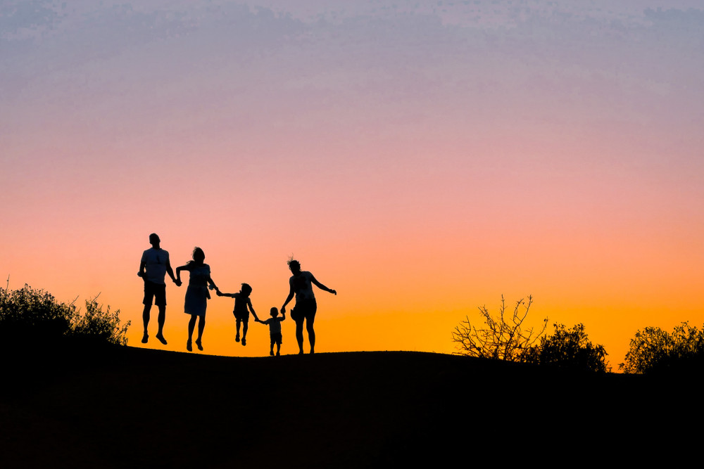 Sunset jump