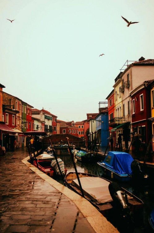 rain in Venice